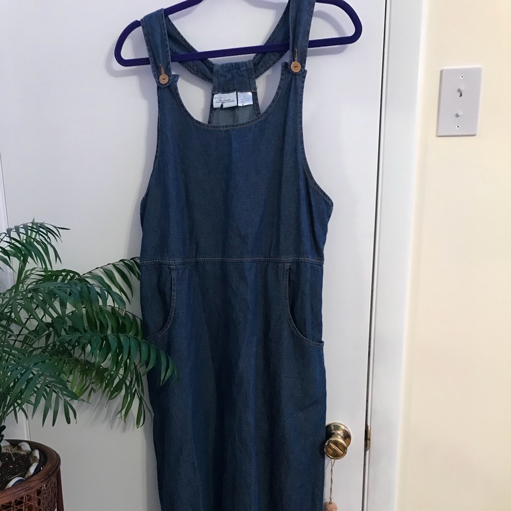 Vermont Country Store jean jumper size M